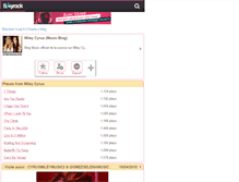 Tablet Screenshot of cyrusmileymusic.skyrock.com