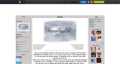 Desktop Screenshot of amadeo-sk.skyrock.com