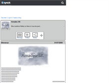 Tablet Screenshot of amadeo-sk.skyrock.com