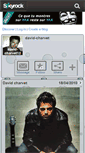 Mobile Screenshot of david-charvet12.skyrock.com