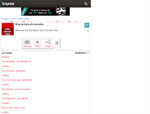 Tablet Screenshot of belle-phrase-belle.skyrock.com