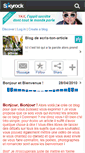 Mobile Screenshot of ecris-ton-article.skyrock.com