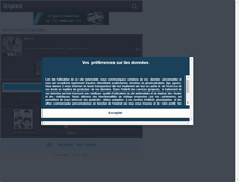 Tablet Screenshot of mlle-c.skyrock.com