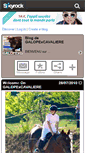 Mobile Screenshot of galopexcavaliere.skyrock.com