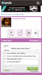 Mobile Screenshot of ccaroline.skyrock.com