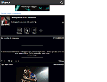 Tablet Screenshot of info-barca.skyrock.com