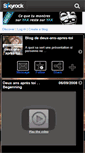 Mobile Screenshot of deux-ans-apres-toi.skyrock.com