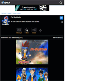 Tablet Screenshot of fic-beyblade.skyrock.com