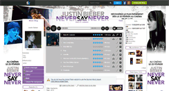 Desktop Screenshot of fanclub-justinbieber.skyrock.com