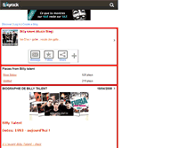 Tablet Screenshot of billy-talentmusic.skyrock.com