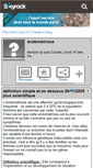 Mobile Screenshot of endometriose.skyrock.com