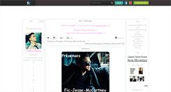 Desktop Screenshot of fic-jesse-mccartney.skyrock.com