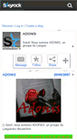 Mobile Screenshot of adonislegroupe.skyrock.com
