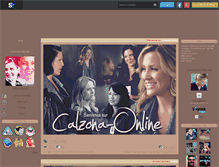 Tablet Screenshot of calzona-online.skyrock.com