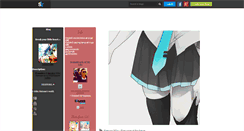 Desktop Screenshot of mikuxcoffee.skyrock.com