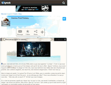 Tablet Screenshot of commu-final-fantasy.skyrock.com