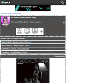 Tablet Screenshot of cameliaj-musique.skyrock.com