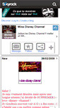 Mobile Screenshot of i--love--disney--channel.skyrock.com