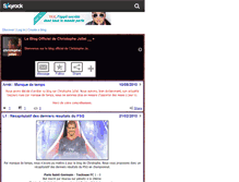 Tablet Screenshot of christophe-jallet.skyrock.com