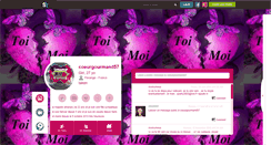 Desktop Screenshot of coeurgourmand57.skyrock.com