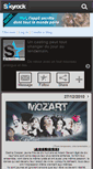 Mobile Screenshot of fictionmozart.skyrock.com