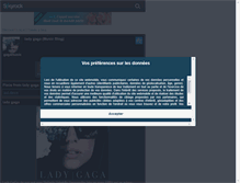 Tablet Screenshot of lady-gagamusic.skyrock.com