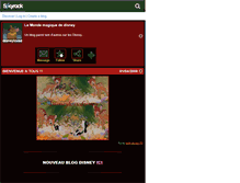 Tablet Screenshot of disneylovedisney.skyrock.com