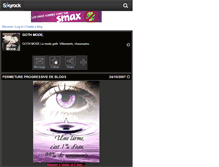 Tablet Screenshot of goth-mode.skyrock.com