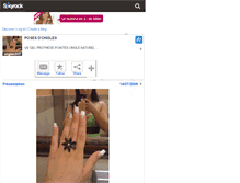 Tablet Screenshot of ongles007.skyrock.com