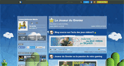 Desktop Screenshot of joueurdugrenier-mania.skyrock.com