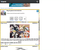 Tablet Screenshot of gakuen-alice-traduction.skyrock.com