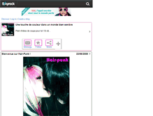 Tablet Screenshot of hair-punk.skyrock.com