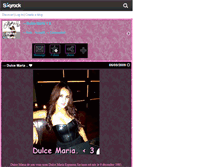 Tablet Screenshot of dulce--maria.skyrock.com