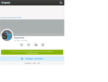 Tablet Screenshot of angelinails.skyrock.com