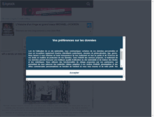 Tablet Screenshot of miichael-jakcson-hommage.skyrock.com
