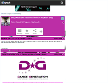 Tablet Screenshot of dancegeneration-du-62.skyrock.com