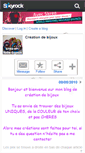 Mobile Screenshot of crea-en-folie-bijoux.skyrock.com