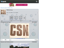 Tablet Screenshot of castres-sn.skyrock.com