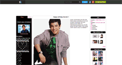 Desktop Screenshot of david-my-lover.skyrock.com