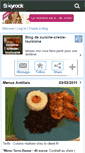 Mobile Screenshot of cuisine-creole-louisiane.skyrock.com