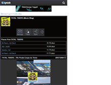 Tablet Screenshot of fataltigerstv.skyrock.com