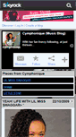 Mobile Screenshot of cymphonique.skyrock.com