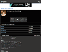 Tablet Screenshot of christophe-mae-1.skyrock.com