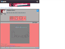 Tablet Screenshot of belgique-style.skyrock.com
