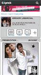 Mobile Screenshot of gregory-leternel.skyrock.com