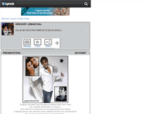 Tablet Screenshot of gregory-leternel.skyrock.com