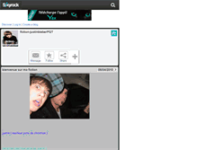 Tablet Screenshot of fiction-justinbieberpqt.skyrock.com