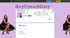 Desktop Screenshot of heycyrusmiley.skyrock.com