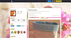 Desktop Screenshot of nath-beads.skyrock.com