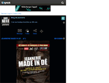 Tablet Screenshot of jeannerie.skyrock.com